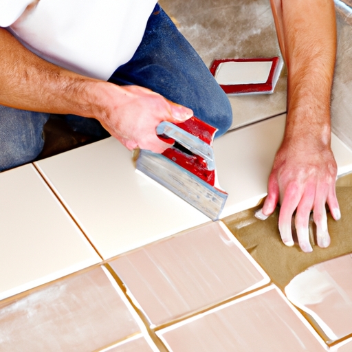 What is the process for finding a reputable floor tile installer in your area?