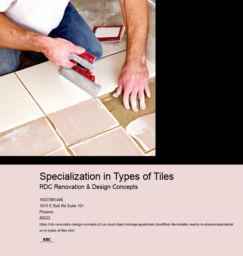 Specialization in Types of Tiles